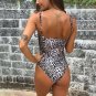Sexy Cheetah Swimsuit Beach Vacation Outfits Bathing Suits Summer Spaghetti Straps Beachwear