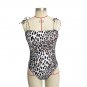 Sexy Cheetah Swimsuit Beach Vacation Outfits Bathing Suits Summer Spaghetti Straps Beachwear