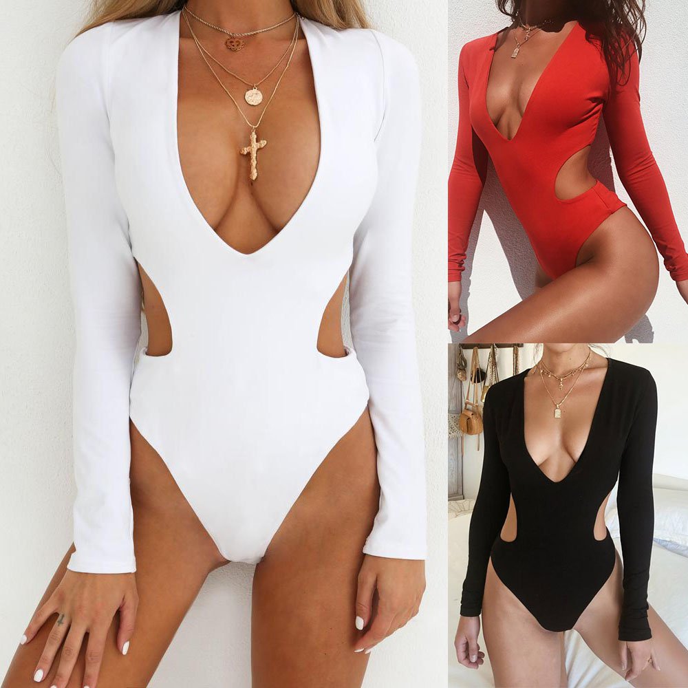 Sexy Monokinis Women One Piece Swimsuits Hollow Out Beach Vacation Outfits Fashion Bathing Suits