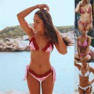 Brazilian Swimsuits Women Floral Swimming Costume Beachwear Bikinis Bandage Swimwear
