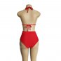 Beach Wear Vacation Outfits Summer Swimming Costume High Waist Resort Wear Women Mesh Bikini