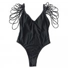Brazilian Bodysuits 20% Summer Swimming Costume Tassel Shoulder Monokini Straps Swimwear