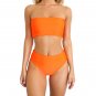 Sexy Bandeau Bikinis Designer High Waist Women Swimwear Fashion Summer Female Bathing Suits