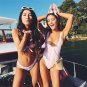 Fashion Swimwear 40% Summer Striped Printing Swimsuits Brazilian Girl Swimming Costumes