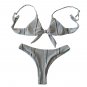 Fashion Swimwear 40% Summer Striped Printing Swimsuits Brazilian Girl Swimming Costumes