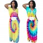 Retro Sun Day Dress Short Sleeve African Print Streetwear Plus Size Casual Ethnic Clothing