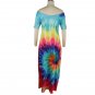 Retro Sun Day Dress Short Sleeve African Print Streetwear Plus Size Casual Ethnic Clothing