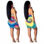 Summer Beach Vacation Outfits 2XL Size Hollow Out Ethnic Clothing Fashion One Shoulder Dress