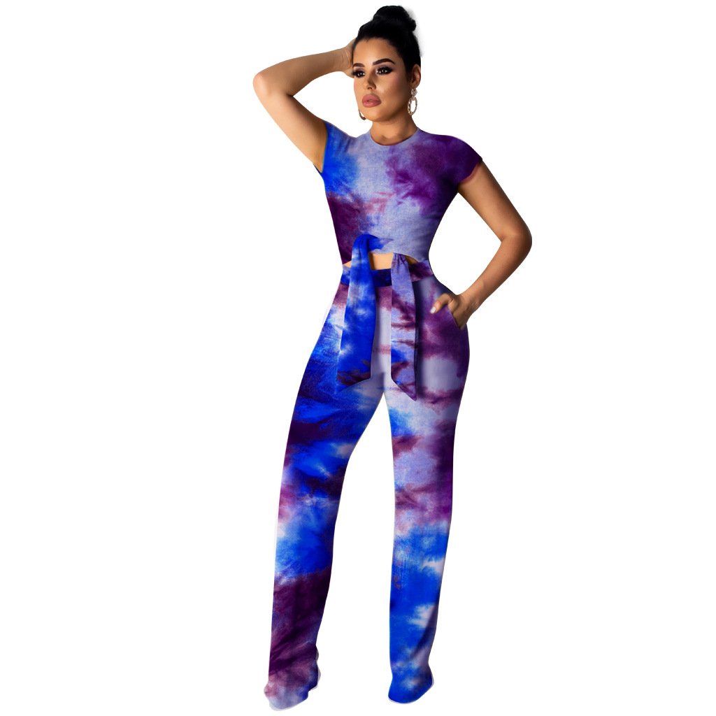 Casual Clothing Two Piece Pants Plus Size XXL Summer Break Clothes Wide Leg Streetwear
