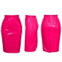 Women Sexy PU Skirts Summer Break Clothes Plus Size XXL Club Wear Mid-calf Straight Skirts