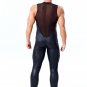 Sexy AV Cosplay Costumes Men Plus Size Clubwear Faux Leather Fetish Onesies Jumpsuit