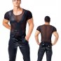 Plus Size 3XL PVC Tees Fetish Stage Clothing Short Sleeve Summer Streetwear Sexy Night Club Wear