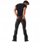 Big Size Night Club Wear Stage Black PU Outwear Pants XXL Male Fetish PVC Trousers