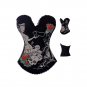 Vintage Sexy Beauty Girl Print Bustier European Gorset Punk Gothic Shapewear Sexy Gothic Corset