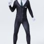 Funny Tuxedo Theme Costume Unisex Police Cosplay Zentai Carnival Stage Uniform