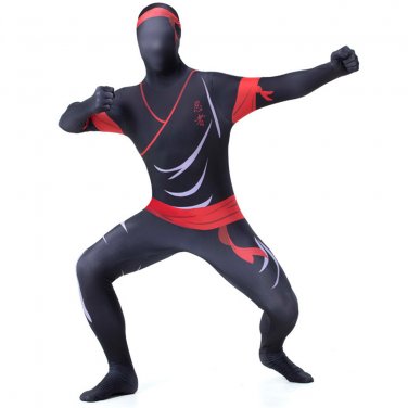 Halloween Ninja Theme Costume Funny Knight Cosplay Zentai Carnival Stage Uniform