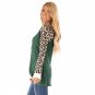 Plus size XXL Streetwear Long Sleeve Fashion Ladies Tops Female Fall Leopard Tees
