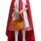 Kid Maid Fancy Dress Teen Little Red Riding Hood Costume