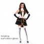 Black Halloween Nun Costume Carnival Sisters Dress Monasticism Outfits Virgin Mary Fancy Dress