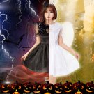 Black Angel Costumes Sexy Love Angel Fancy Dresses with Wing Japaness AV  Uniform