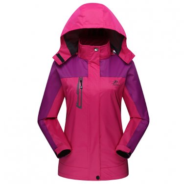 Plus Size 3XL Windbreaker Women Snowboarding Jacket Super Size Female Sport Outdoor Jacket