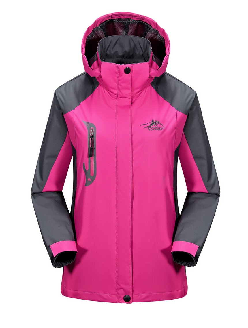 XXL Size Autumn Lady Outdoor Sport Windbreaker Thin Style Waterproof Hiking Jacket