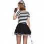 Halloween Party Sexy Japanese AV Prisoner Costumes Convict Fancy Dress