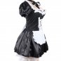 Sexy Carnival COS Uniform Plus Super Size 4XL 6XL Classic French Maid Fancy Dresses