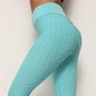 Lady Exercise Capris Sexy Fitness Pants Hexagon Running Leggings High Waist Sport Wear