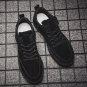 Men Flat Rope Soled Shoes Solid Color Autumn Rugged Footwear