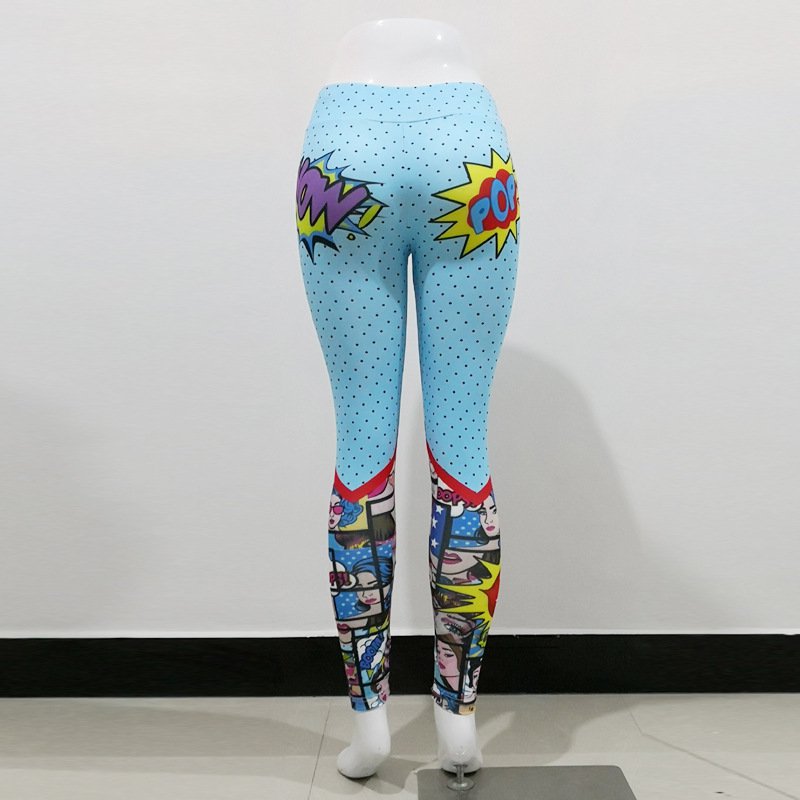 Anime Body Mechanics Clothing Female Gym Pants High Waist
