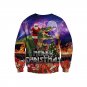 2XL Size Christmas Knits Casual Couple Tops Digital Print Unisex Xmas Hoodies