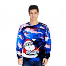 Merry Christmas Hoodies Casual Sweatshirt Xmas Tops Sweetheart Animal Fashion Streetwear