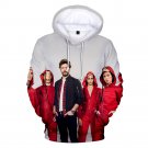 La casa de papel Hoodies Casual Holiday Sweatshirt Christmas Tops Money Heist Street Wear