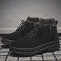Teen Winter Martin Boots Men Ankle Boots Footwear Fall Faux Fur Board Shoes