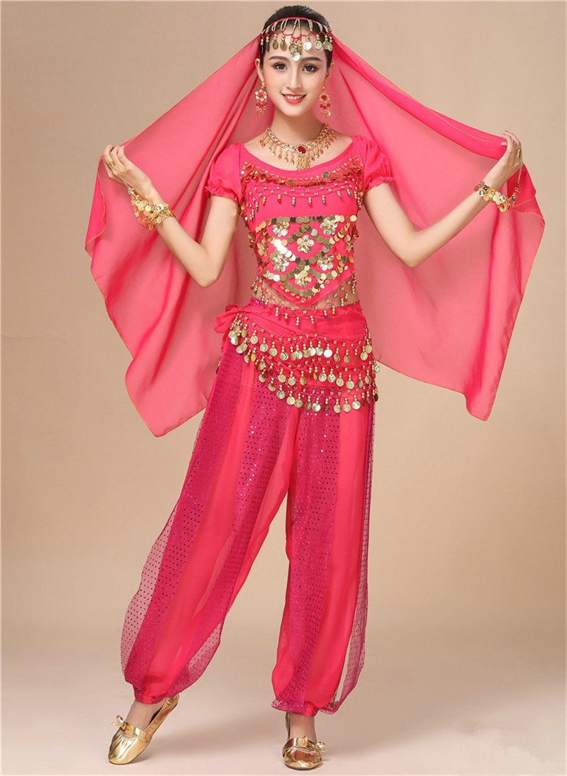 Raqs Sharqi Sport Clothing Middle Eastern Arab Girl Burka Belly Dance Uniform Fitness Wear