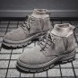 Fashion Western Boots Winter Leisure Male Outdoor Snow Shoes Canvas Martin Boots