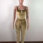 Women Two Piece Pants Chic Sleeveless Tracksuits Fashion Female Velvet Streetwear