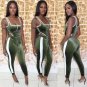 Women Two Piece Pants Chic Sleeveless Tracksuits Fashion Female Velvet Streetwear