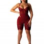 Plus Size XL Spaghetti Straps Rompers Autumn Skinny Push Up Sexy Clothing Lace Jumpsuit