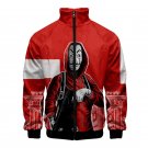 Fashion Coat Stand Collar Long Sleeve Spain TV Series Women's Jackets Female Winter Outwear