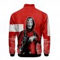 Fashion Coat Stand Collar Long Sleeve Spain TV Series Women's Jackets Female Winter Outwear