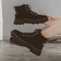 Female Winter Martin Boots Casual Shoes Spring Suedette Ankle Boots