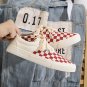 Fashion Autumn Casual Gingham Board Shoes Chic Summer Ulzzang Plimsolls