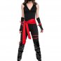 Black Ninja Cosplay Bodysuit Sexy Halloween Superhero Uniform American Anime Ninja Costume