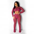 Female Plus Size XXL Sport Tracksuits Summer Women Mesh Two Piece Pants
