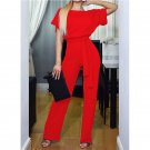 Fashion American Streetwear Summer Break Clothes Women Pants Short Sleeve Leisure Rompers