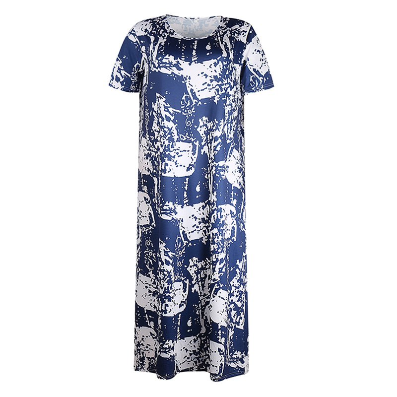 Summer Boho Dress Female Trendy Clothing Women Fashion Maxi Wear Floral Printed Casual Dresses