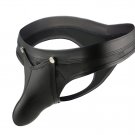 Erotic Faux Leather Lingerie  Jockstrap Wrap Penis Pouch Underwear Sexy Black PVC Underpants