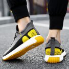 Male Casual Sport Shoes Breathable Rugged Mesh Sneakers Teenager Slip-on Outdoor Footwear